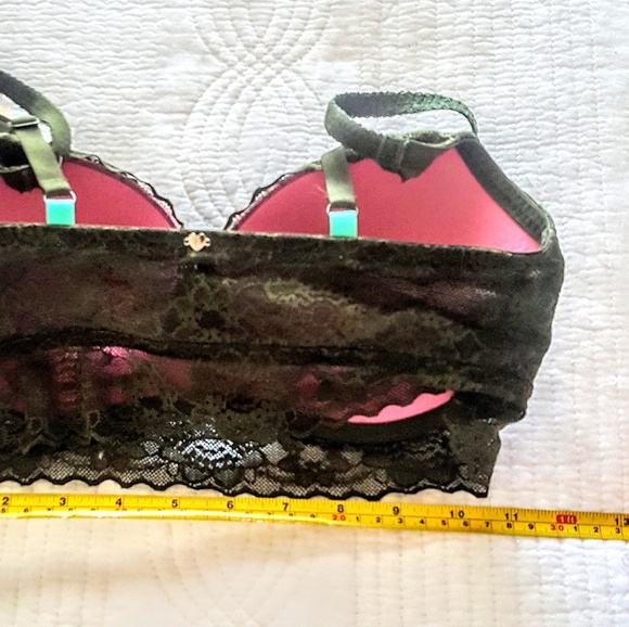 Victoria Secret PINK GREEN BRALETTE, P/S DD - Picture 2 of 5
